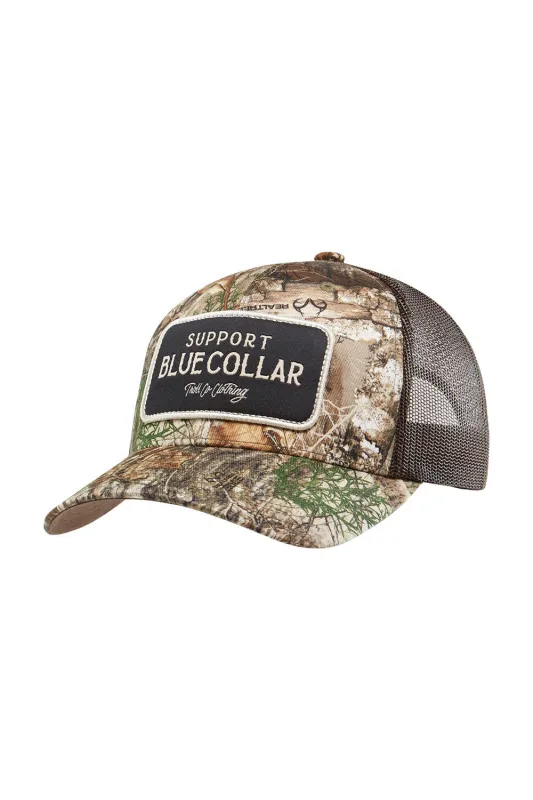 Troll Co. Barricade Curved Brim Trucker Hat for Men in Camo | TC2070-CAMO sold by Glik’s