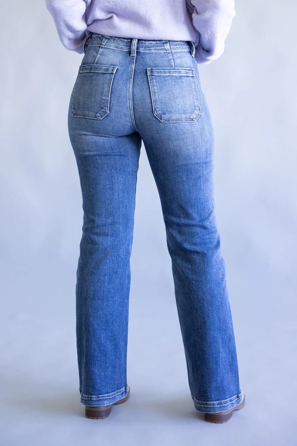 KanCan High Rise Flare Wide Jeans for Women | KC9434M sold by Glik’s product image thumbnail 2