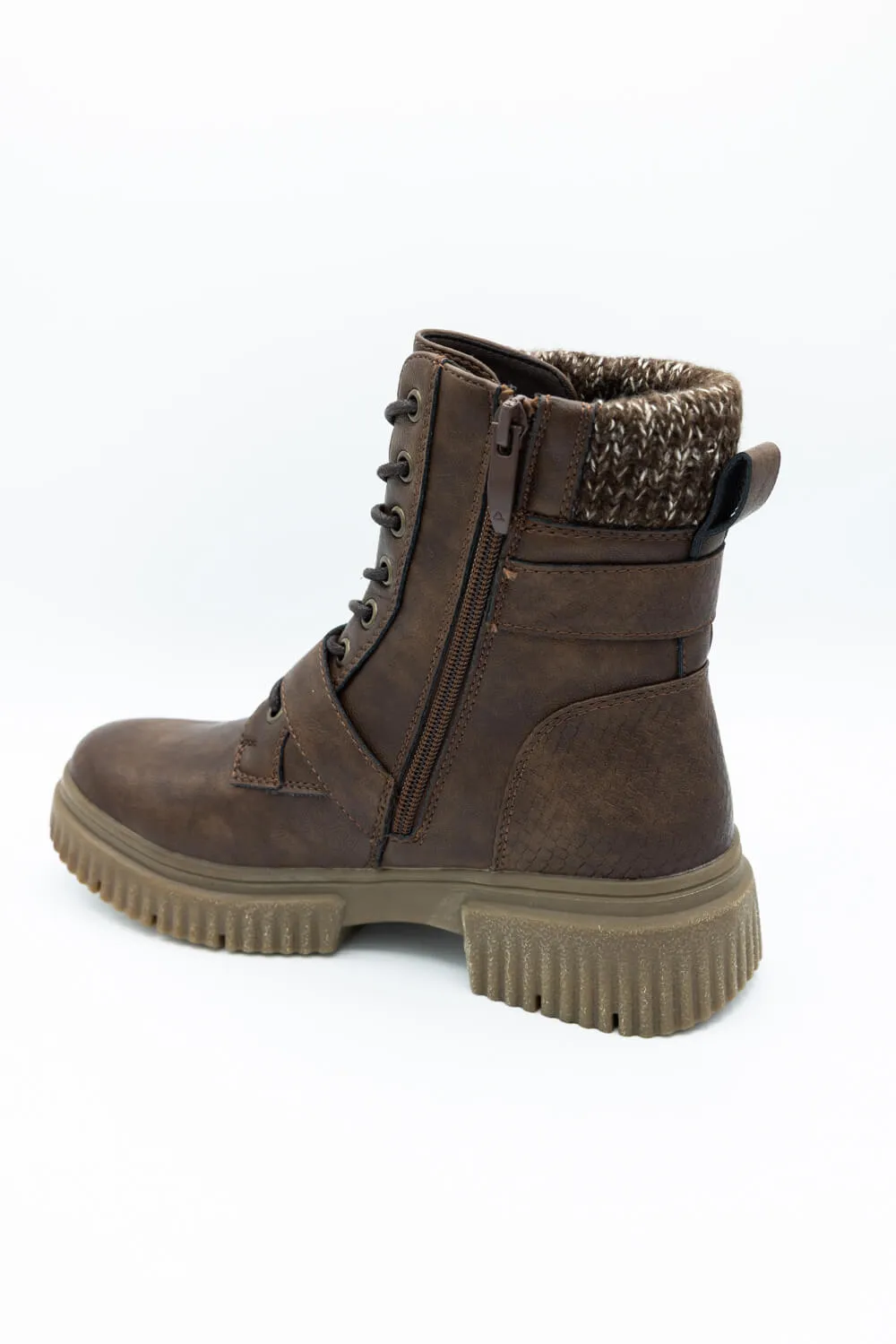 Patrizia Mahanda Adjustable Buckle Bootie for Women in Brown | MAHANDA-BR sold by Glik’s product image thumbnail 4