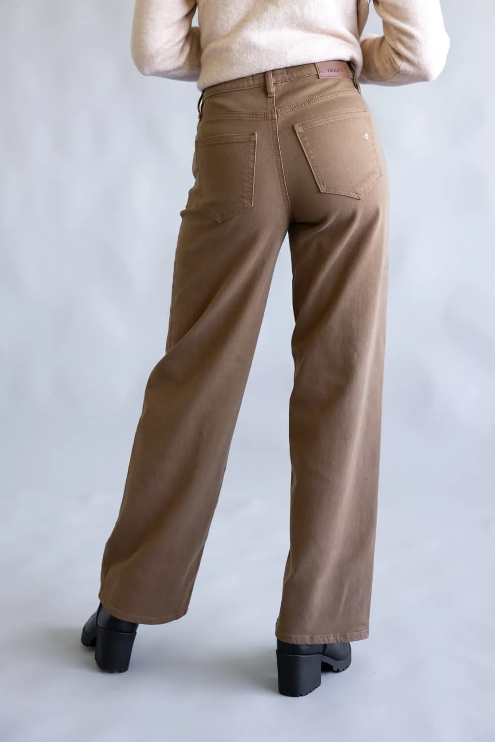Hidden Logan High Rise Dad Jeans for Women in Brown | HD9657RD-TAW sold by Glik’s product image thumbnail 4