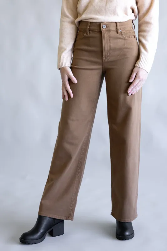 Hidden Logan High Rise Dad Jeans for Women in Brown | HD9657RD-TAW sold by Glik’s