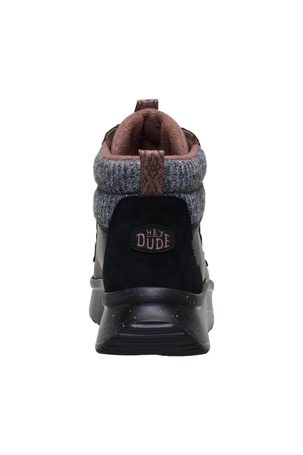 HEYDUDE Women’s Wendy Peak Apres Coated Canvas in Black | 44357-060 sold by Glik’s product image thumbnail 4