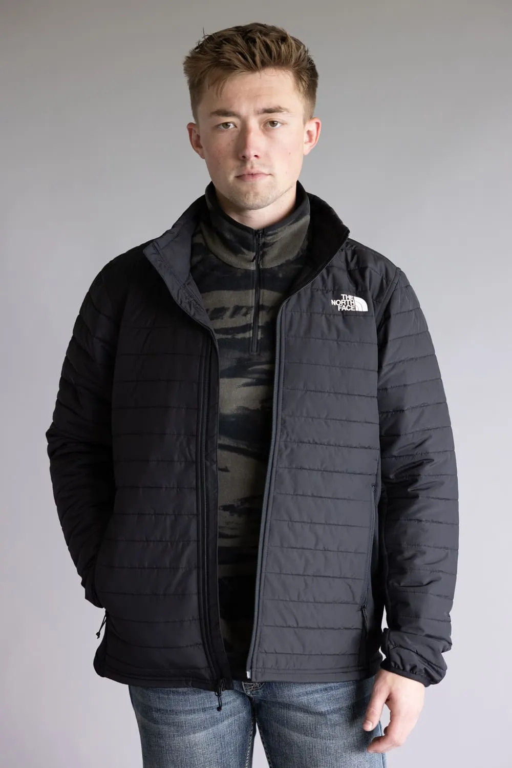 The North Face Canyonlands Hybrid Full Zip Jacket for Men in Black | NF0A7UJK-4H0 BLACK sold by Glik’s product image thumbnail 2