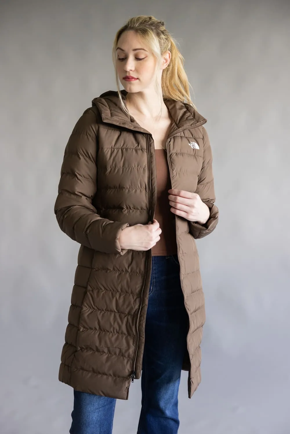 The North Face Aconcagua Parka for Women in Smokey Brown | NF0A88TA-1OI sold by Glik’s