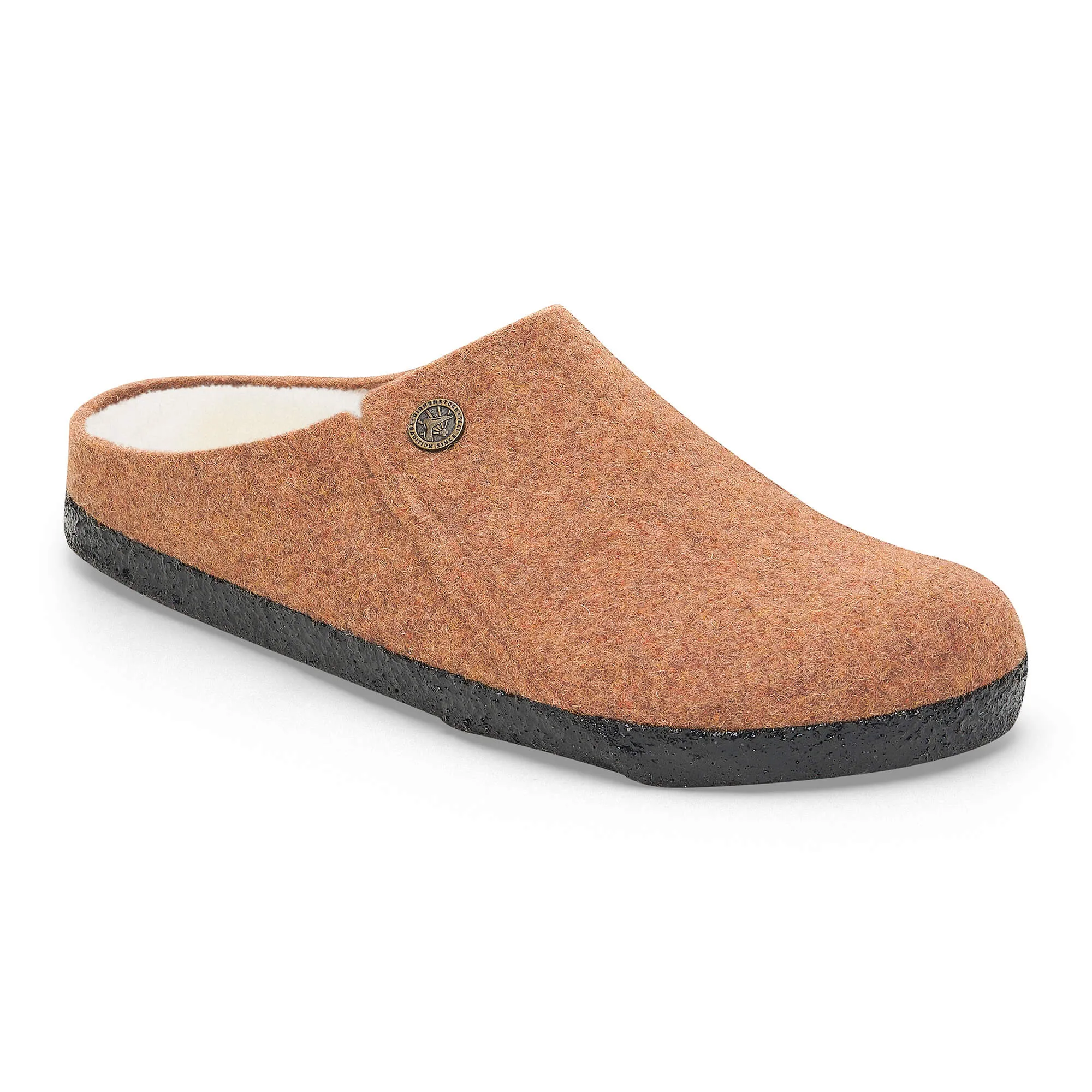 Birkenstock Zermatt Wool Felt Shearling Slippers for Women in Toffee | 1027978 sold by Glik’s product image thumbnail 4