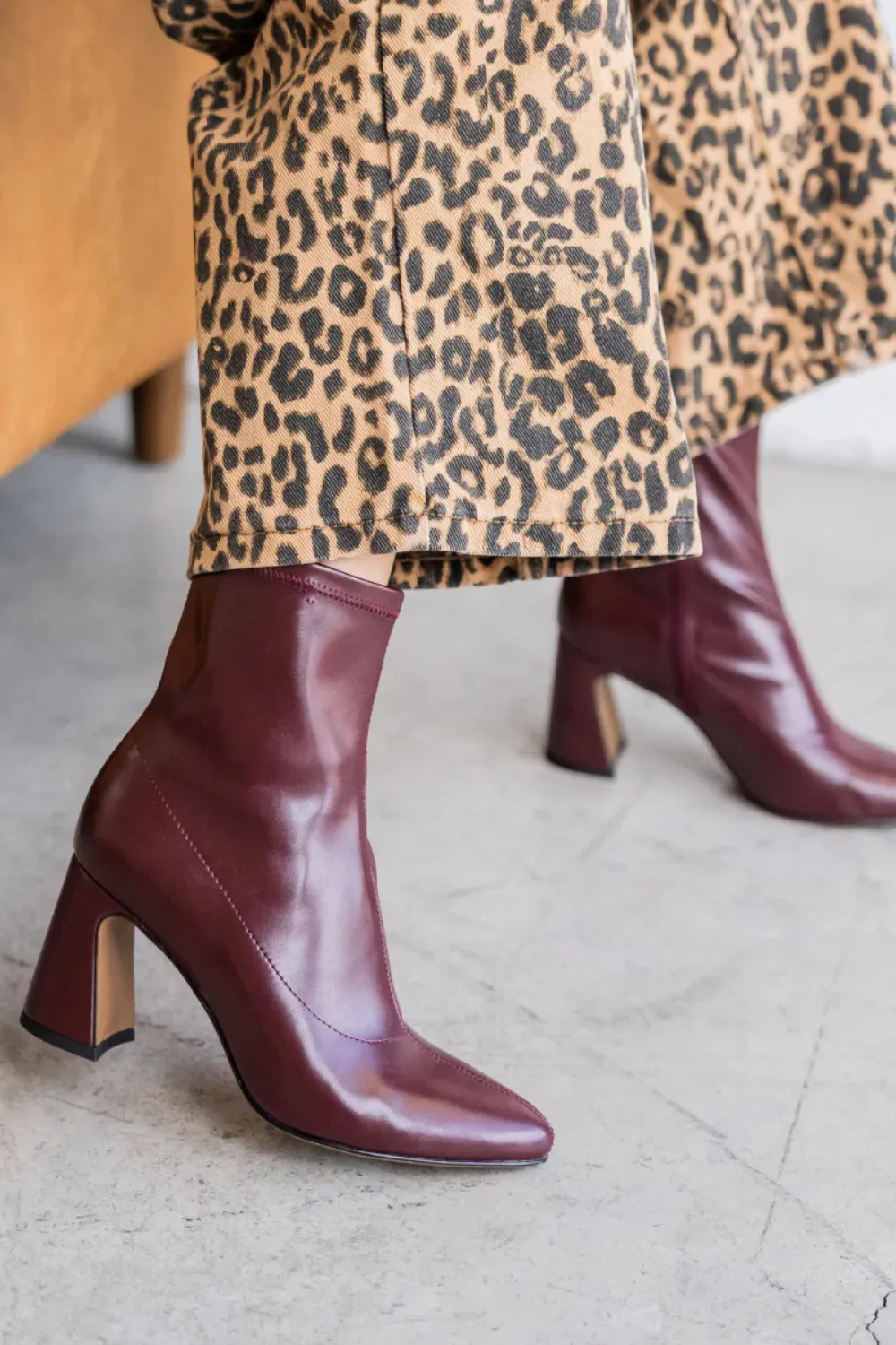 MIA Thiva Booties for Women in Burgundy | MH2426607-BURGANDY sold by Glik’s