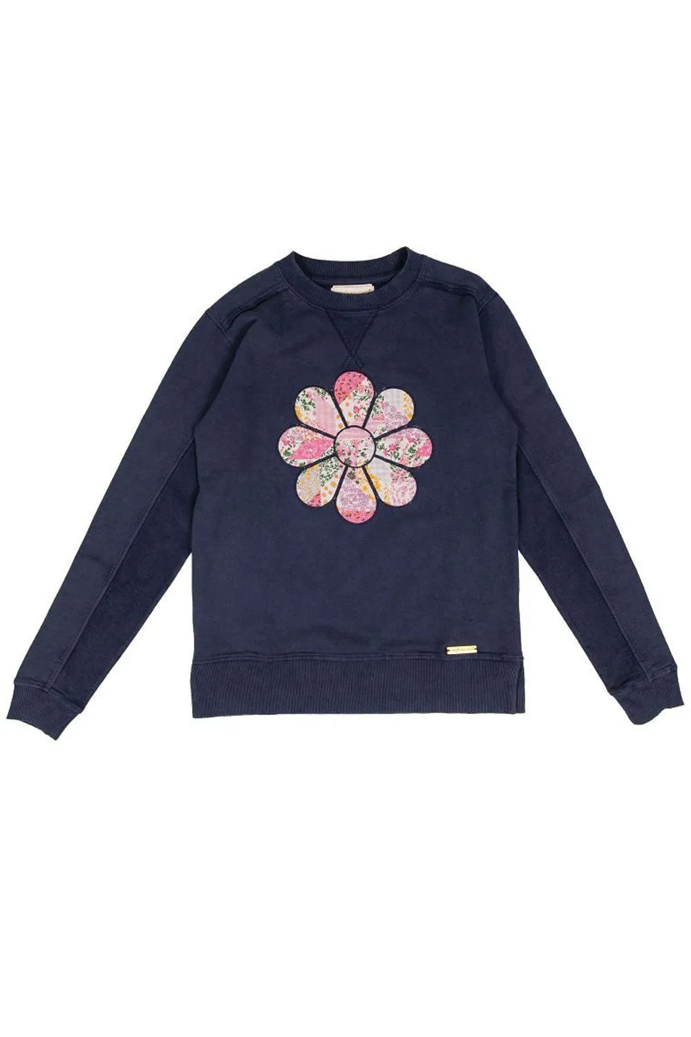 Simply Southern Katarina Flower Pullover Sweatshirt for Women in Navy | PP-0225-PULL-KATARINA-FLR sold by Glik’s product image thumbnail 2
