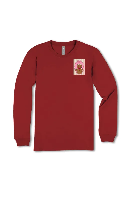 Simply Southern Youth Tis The Season Long Sleeve T-Shirt for Girls in Red | YTH-LS-STAMPS-CARMINE sold by Glik’s