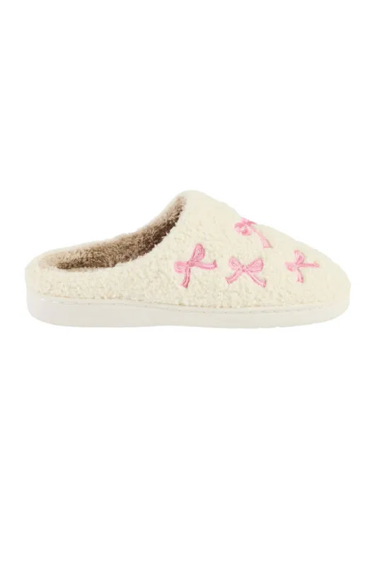 MIA Cozi Slippers for Women in Pink Bows | GS1412401-PINKBOW sold by Glik’s