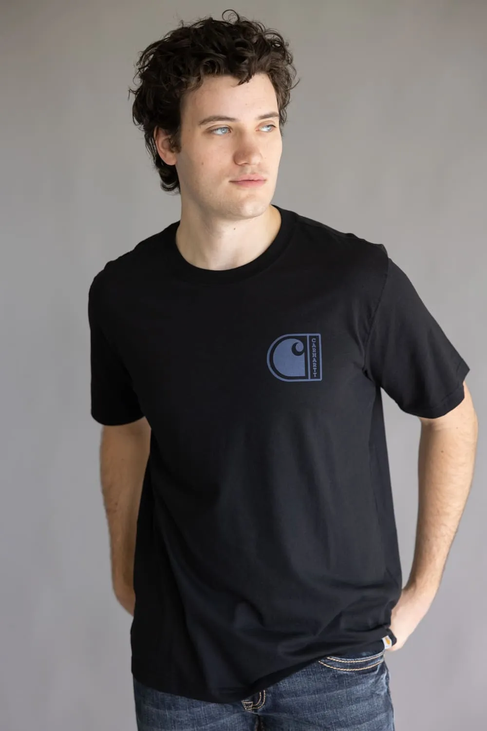 Carhartt C Graphic T-Shirt for Men in Black | 107048-N04 BLACK sold by Glik’s product image thumbnail 2