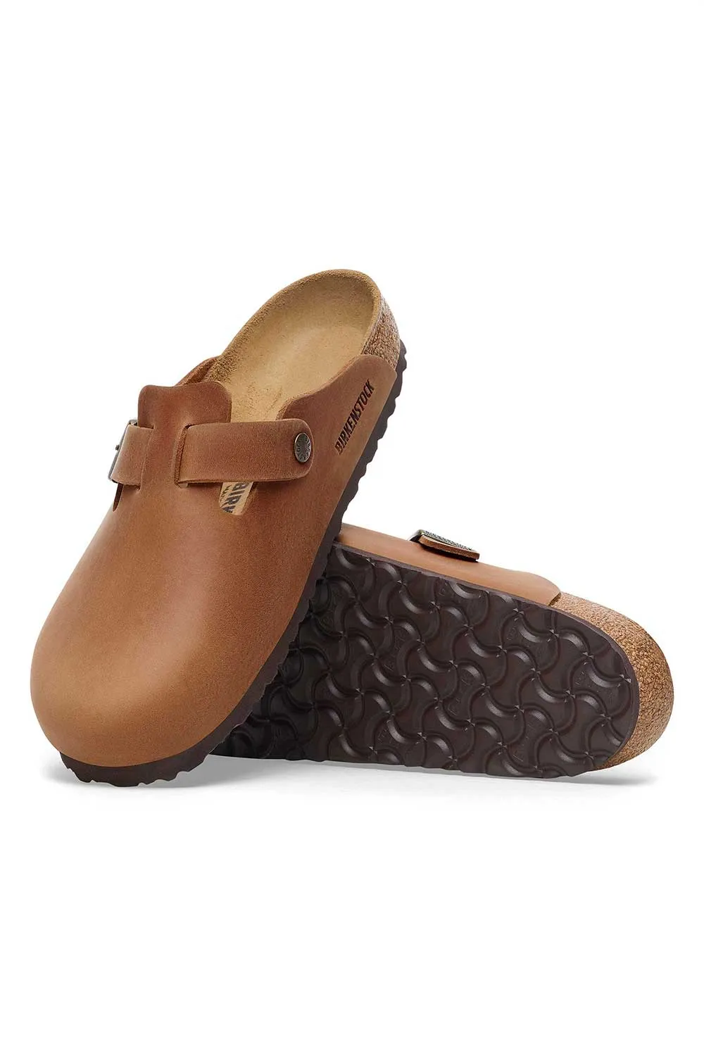 Birkenstock Boston Oiled Leather Clogs for Men in Cognac | 1028179 sold by Glik’s product image thumbnail 2