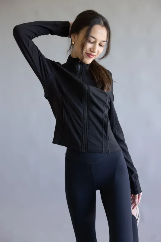Love Tree Full Zip Performance Jacket for Women in Black | 80233JN-BLACK sold by Glik’s