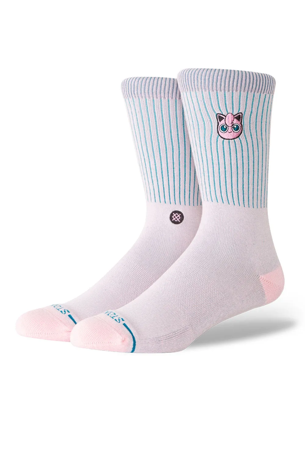 Stance Pokemon Jigglypuff Crew Socks for Men in Pink | A555D25PAT-PINK sold by Glik’s product image thumbnail 3