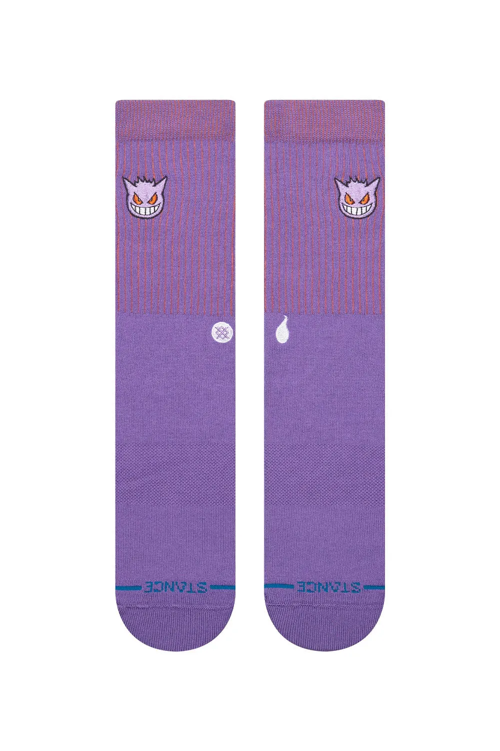 Stance Pokemon Gengar Crew Socks for Men in Purple | A555D25GEN-PURPLE sold by Glik’s