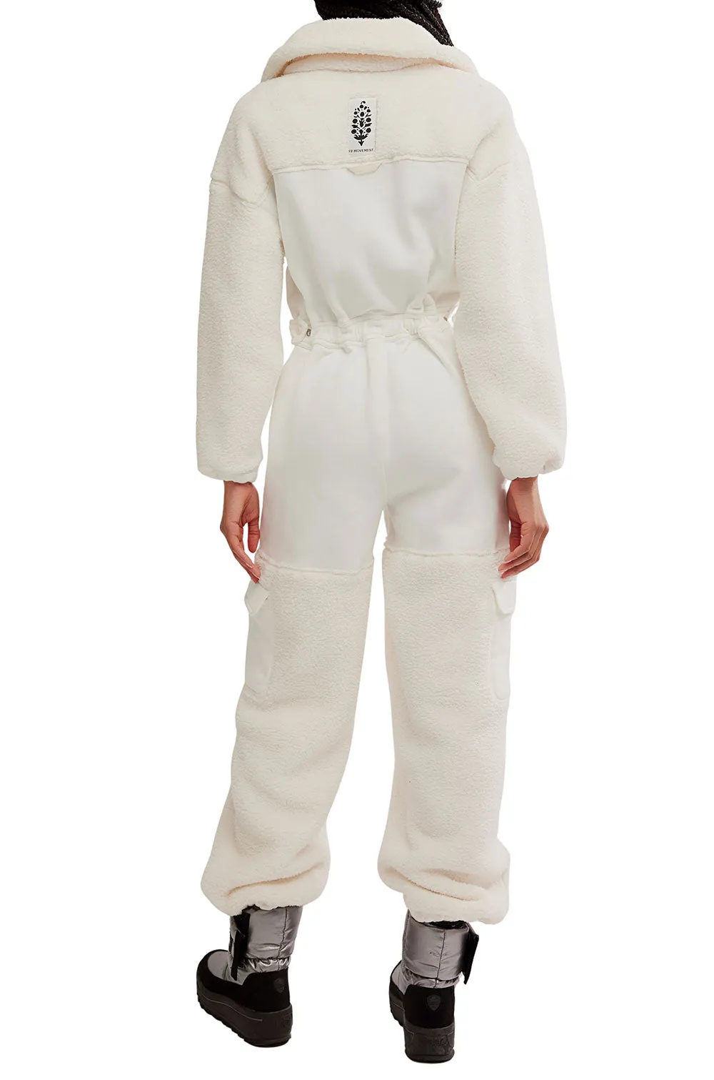 FP Movement Salopette Fleece Coverall for Women in Ivory | OB2348856-IVORY sold by Glik’s product image thumbnail 5
