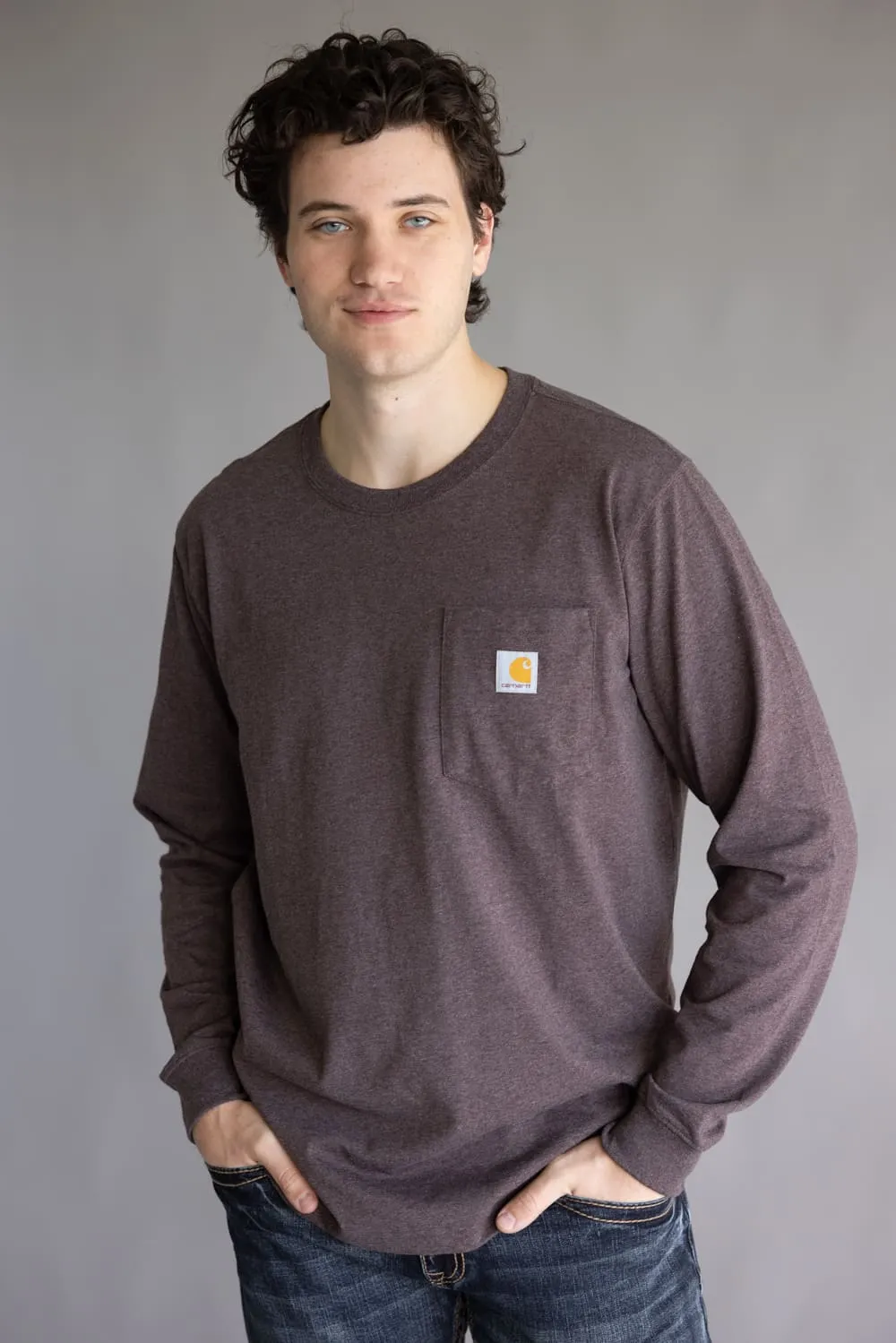 Carhartt Heavyweight Pocket C Graphic T-Shirt for Men in Dark Sepia | 107036-BB4 SEPIA sold by Glik’s product image thumbnail 2