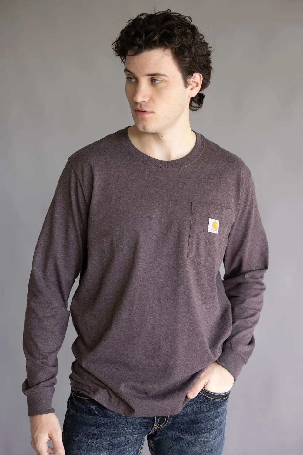 Carhartt Heavyweight Pocket C Graphic T-Shirt for Men in Dark Sepia | 107036-BB4 SEPIA sold by Glik’s product image thumbnail 4