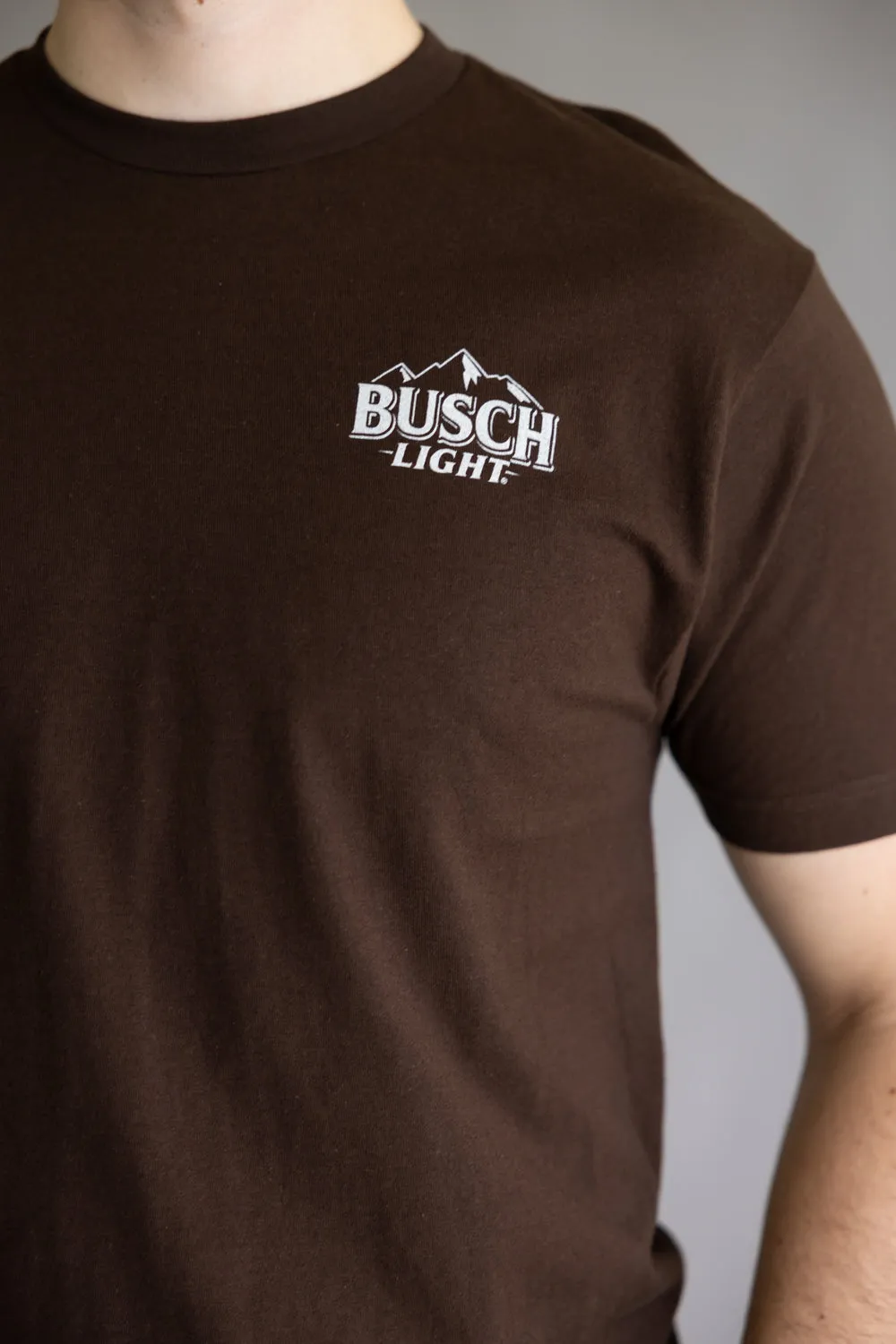 Busch Light Deer Frame T-Shirt for Men in Brown | 18456-324-BROWN sold by Glik’s product image thumbnail 3