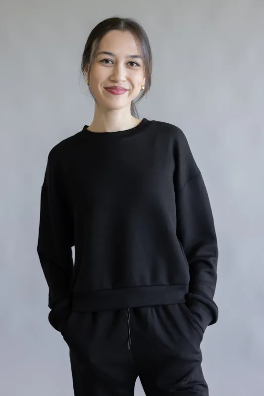 Love Tree Buttery Soft Pullover for Women in Black | -60078PN-BLACK sold by Glik’s
