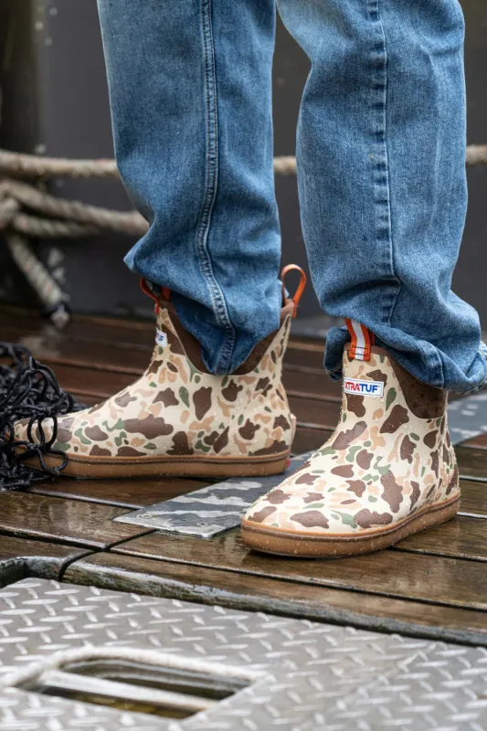 Xtratuf Ankle Deck Boot for Men in Duck Camo | XMABDCAM sold by Glik’s
