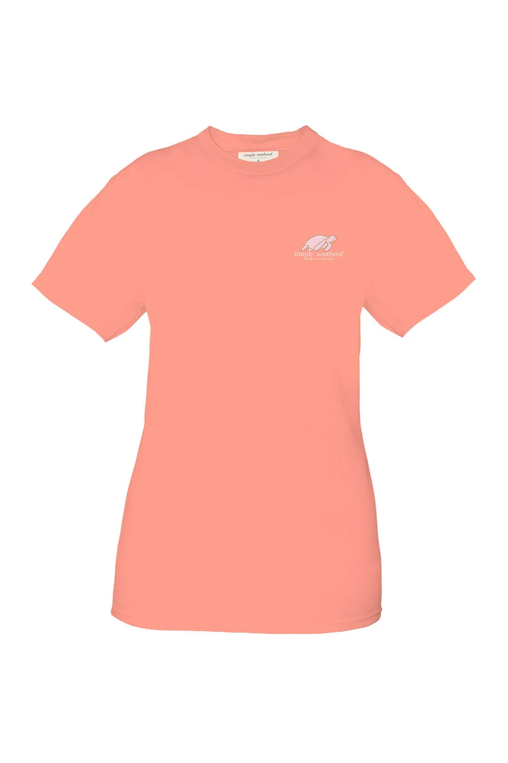 Simply Southern Plus Size Retro Turtle Tracking T-Shirt for Women in Coral Pink | EXT-TRACK-SS-RETRO-COCKTAIL sold by Glik’s product image thumbnail 2