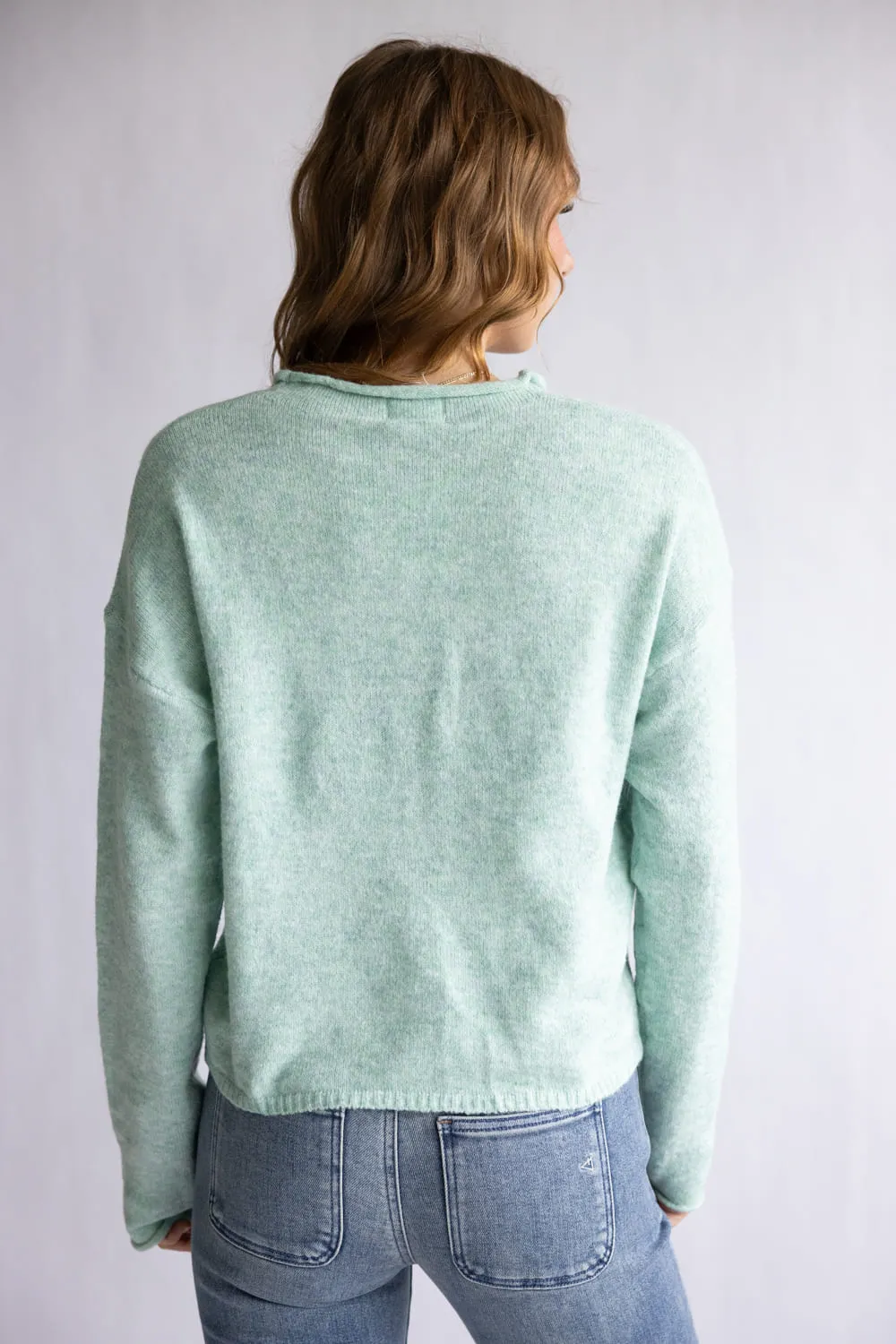 Things Between Piper Henley Pullover for Women in Seafoam | TBW13348-SEA sold by Glik’s product image thumbnail 2
