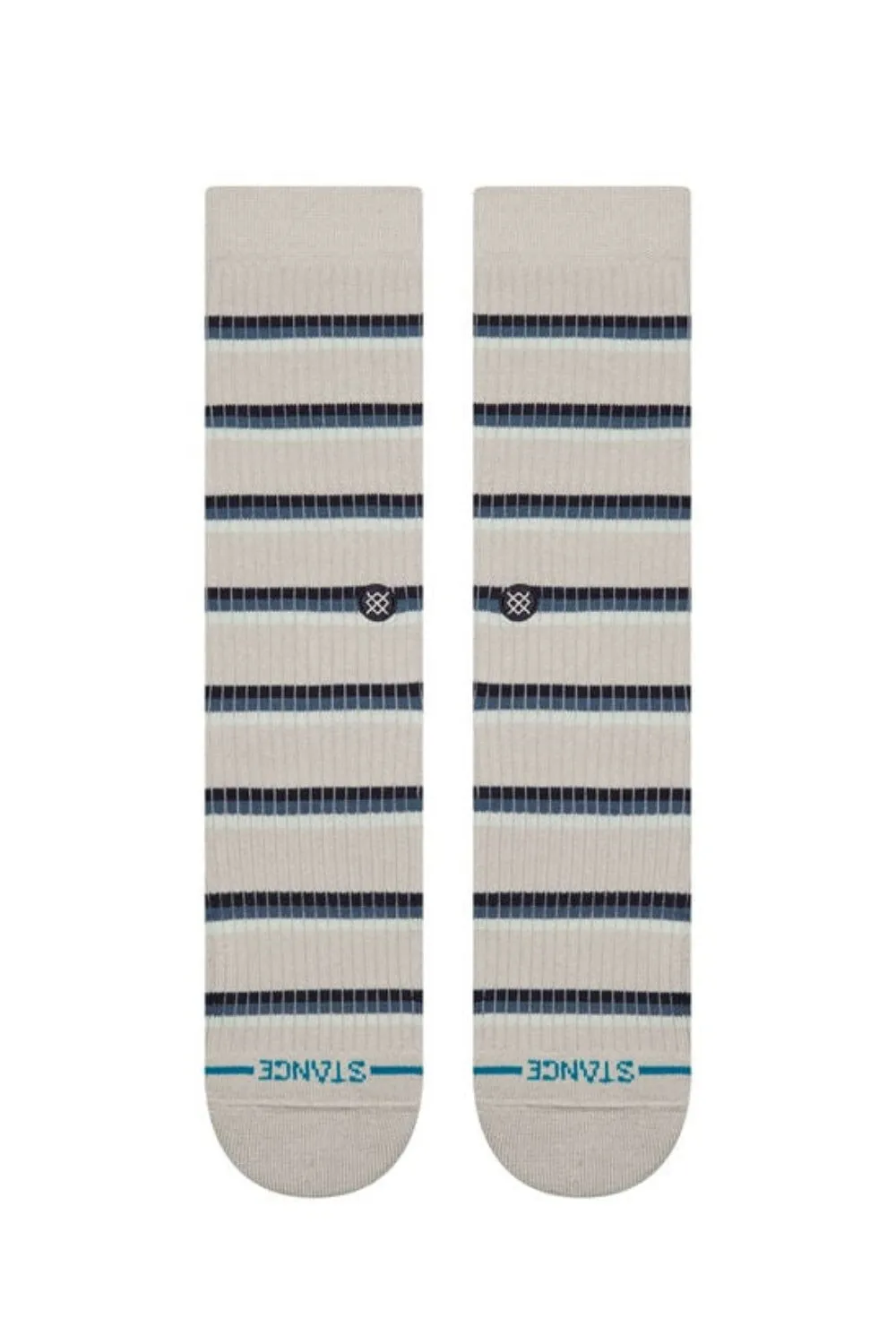 Stance Multi Stripe Ribbed Crew Socks for Men in Grey | A556D25MUL-GRY sold by Glik’s product image thumbnail 3