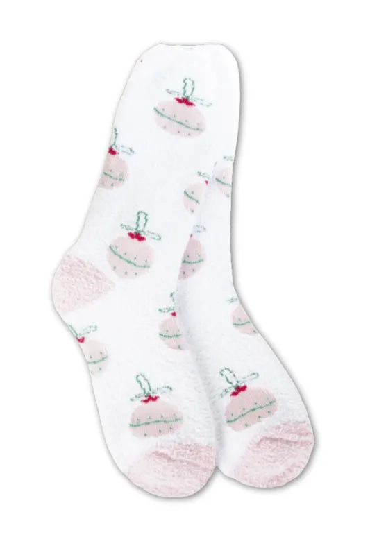 Worlds Softest Cozy Crew Socks for Women in Ornament Ball | 76344 sold by Glik’s