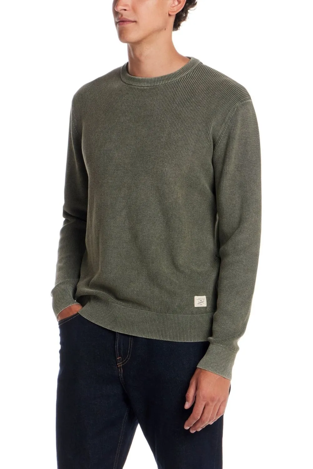Weatherproof Vintage Vertical Rib Stonewash Sweater for Men in Dark Pine | F2540557GK-DKPINE sold by Glik’s product image thumbnail 4
