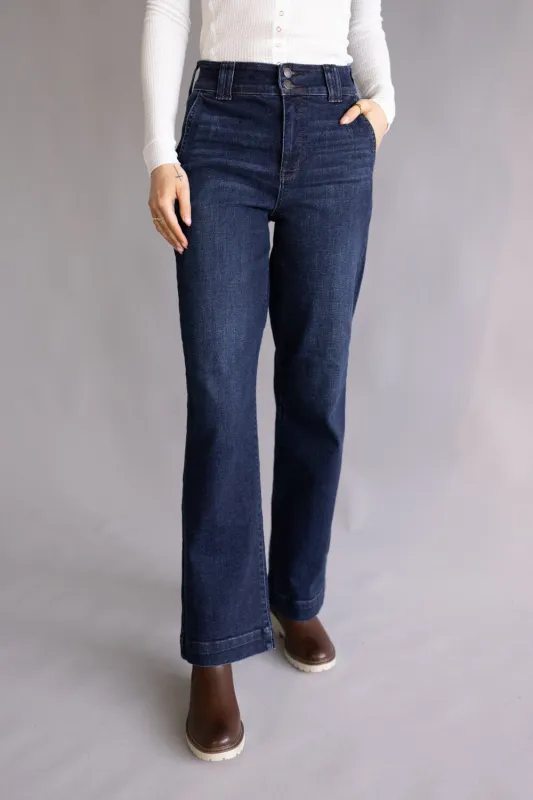 Judy Blue High Waist Wide Leg Jeans for Women | 82678REG-SHORT sold by Glik’s