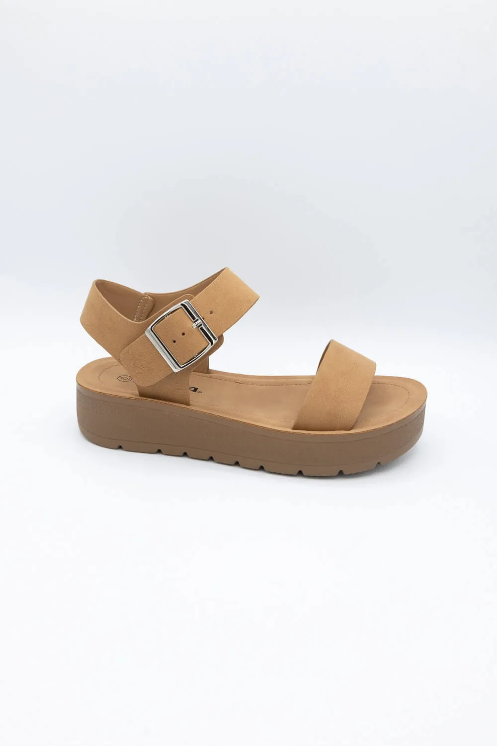 Soda Detect Band Ankle Strap Sandals for Women in Tan | DETECT-S TAN sold by Glik’s product image thumbnail 2