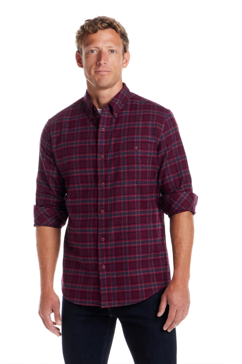 Weatherproof Vintage Brushed Flannel Shirt for Men sold by Glik’s product image thumbnail 3