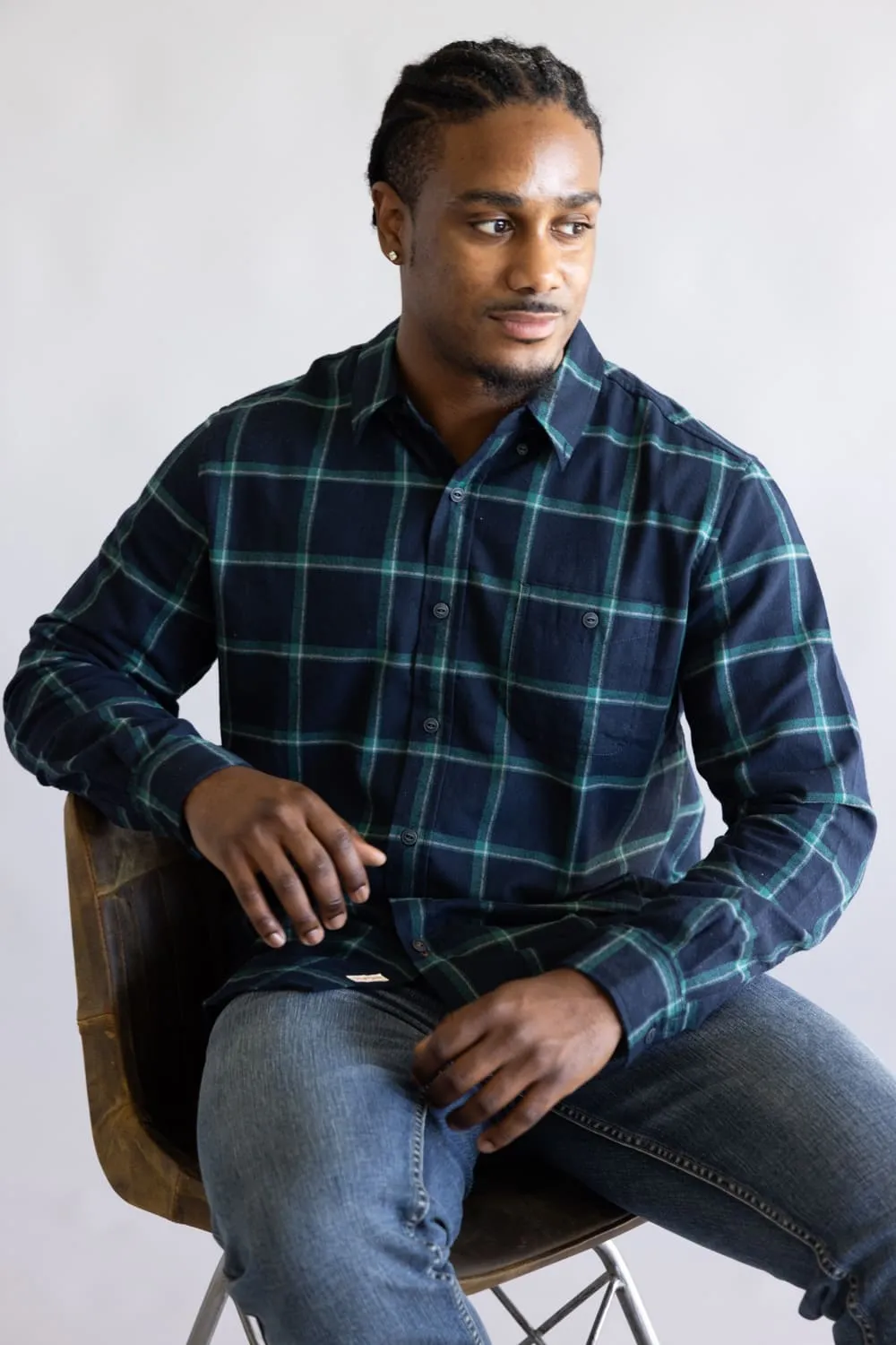 Weatherproof Vintage Brushed Flannel Shirt for Men sold by Glik’s product image thumbnail 2