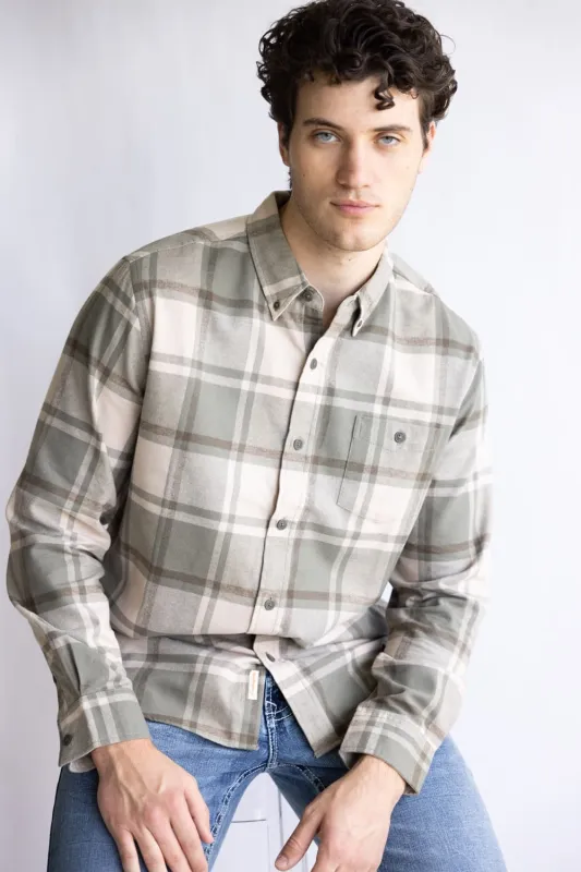 Weatherproof Vintage Brushed Flannel Shirt for Men sold by Glik’s