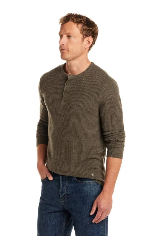 Weatherproof Vintage Vertical Stitch Button Henley for Men sold by Glik’s