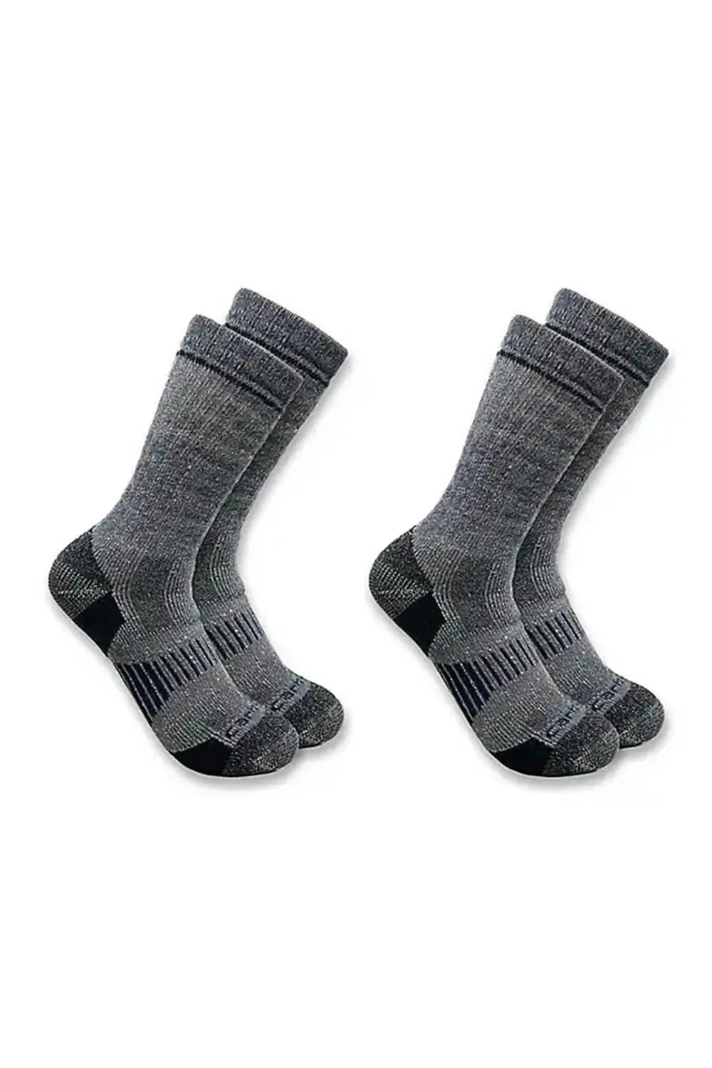 Carhartt Midweight Wool Blend Boot Socks 2 Packs for Men sold by Glik’s product image thumbnail 2