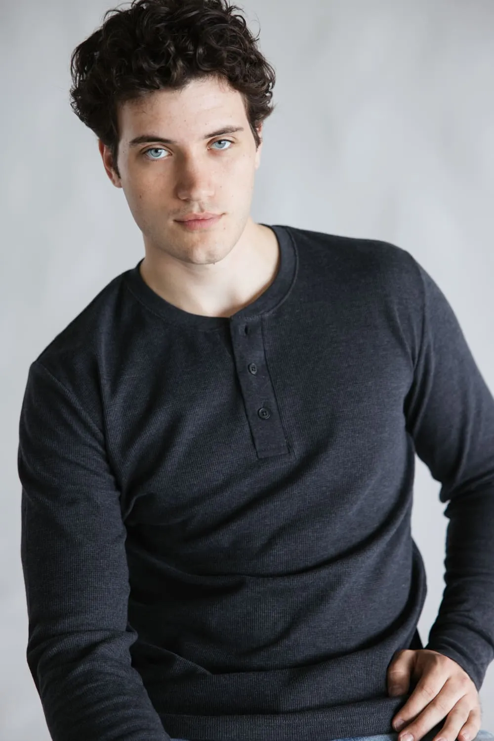 1897 Original Solid Henley Thermal Long Sleeve Shirt for Men sold by Glik’s product image thumbnail 2