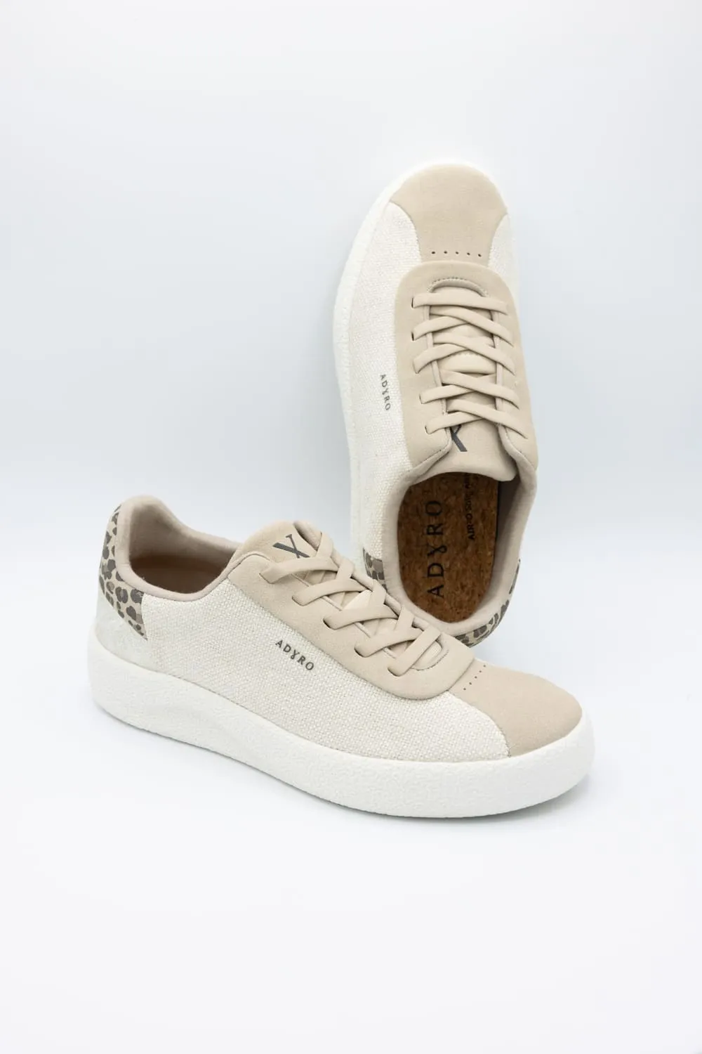 ADYRO Prima Sneakers for Women in Cheetah Beige | PAFCHB101--CHEETAH BEIGE sold by Glik’s product image thumbnail 2