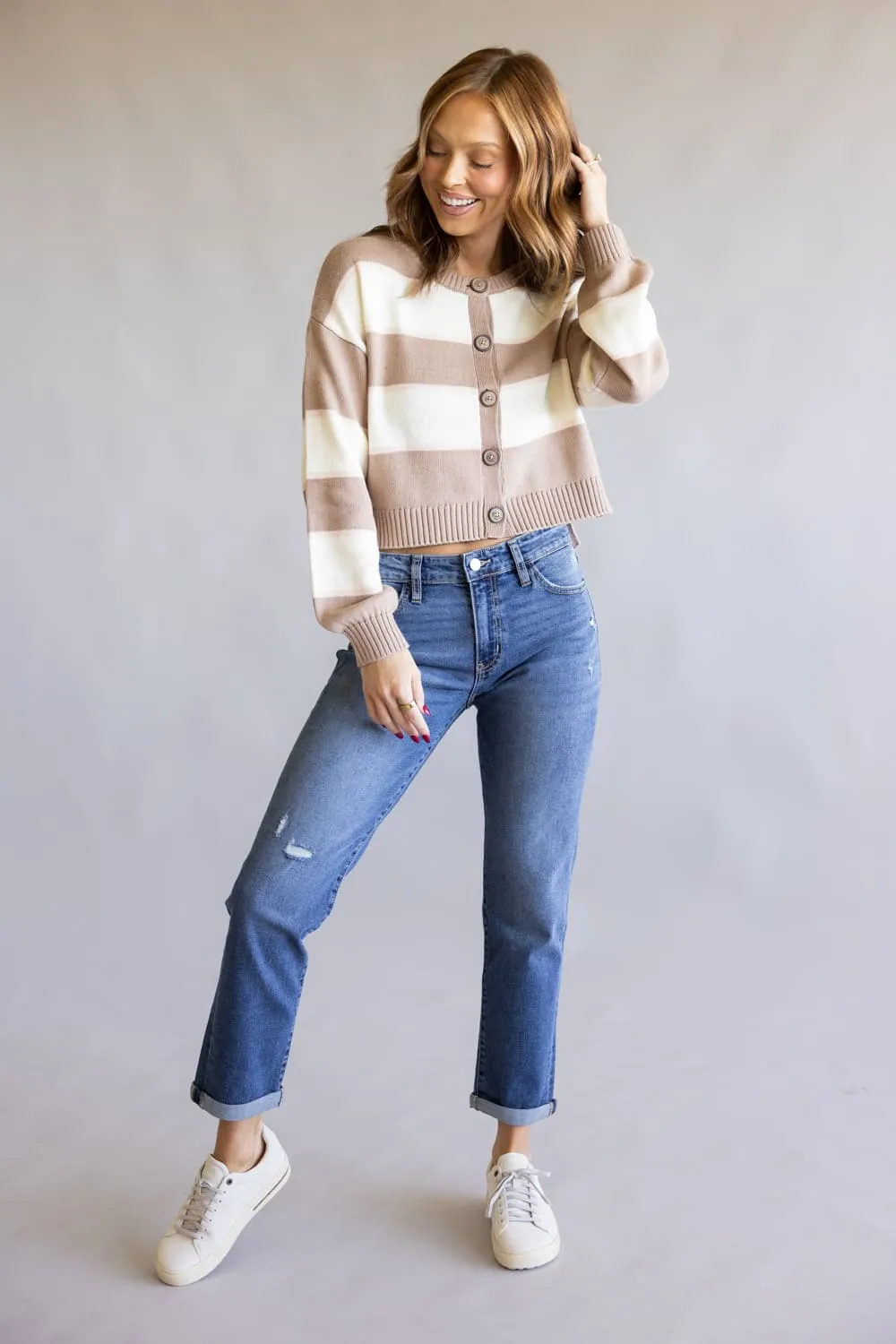 KanCan Pamela Essentials Mid Rise Slim Straight Leg Jeans for Women | KC20055D sold by Glik’s product image thumbnail 2