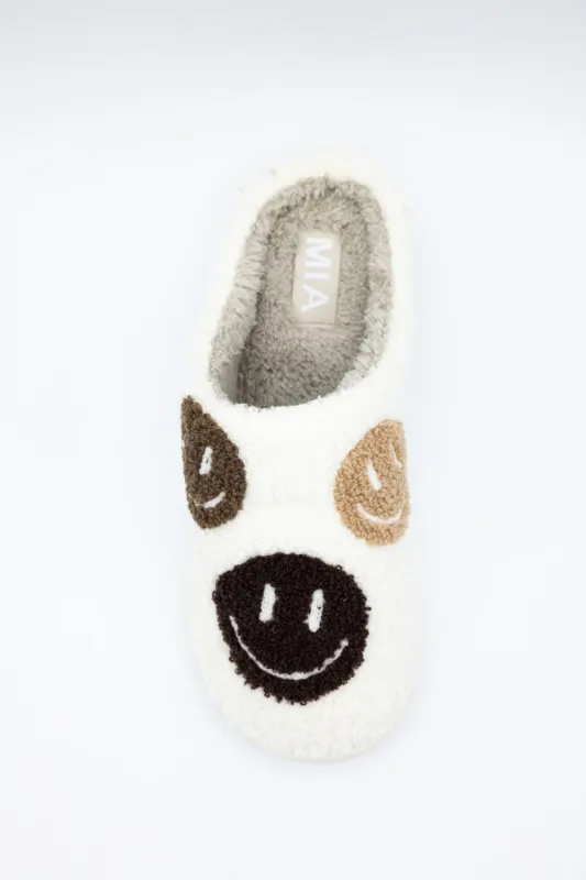 MIA Cozi Slippers for Women in Tan Smiley | GS1412401-TAN sold by Glik’s