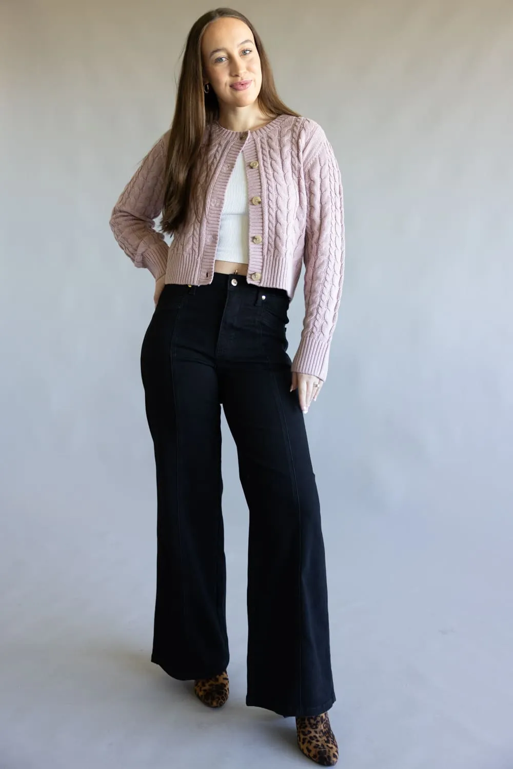 Judy Blue High-Rise Retro Wide Leg Jeans for Women in Black | 881057REG sold by Glik’s product image thumbnail 2