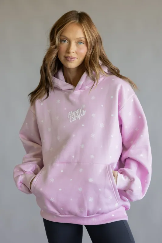 Happy Camp3r Puff Snow Angel Hoodie for Women in Light Pink | W300LTPK-1-LIGHTPINK sold by Glik’s