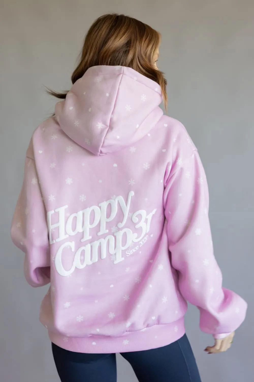 Happy Camp3r Puff Snow Angel Hoodie for Women in Light Pink | W300LTPK-1-LIGHTPINK sold by Glik’s product image thumbnail 4