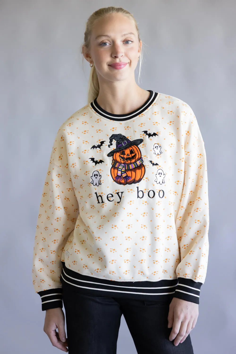 Simply Southern Holiday Varsity Crewneck Sweatshirt for Women sold by Glik’s product image thumbnail 2