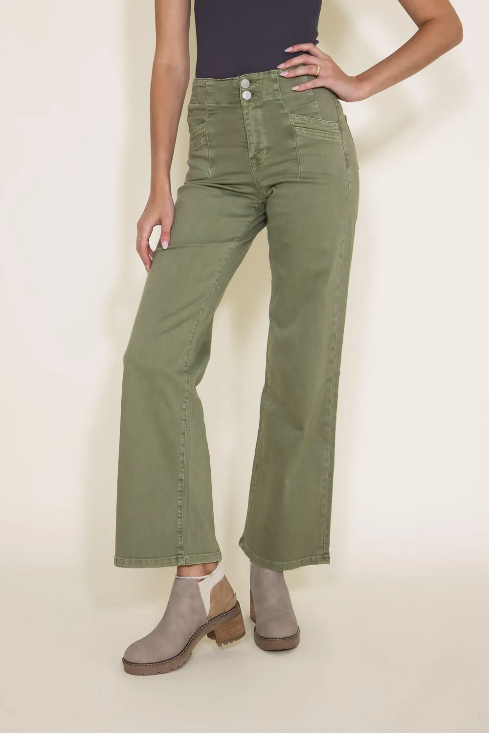 Mica High Rise Wide Leg Jeans for Women sold by Glik’s product image thumbnail 2