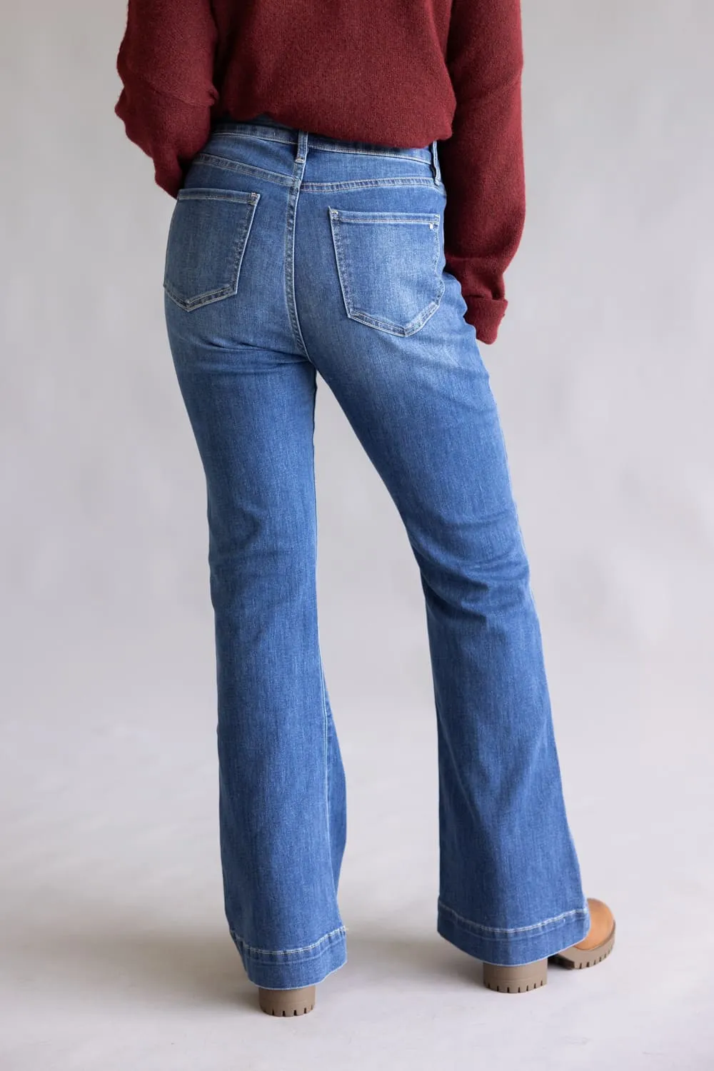 Mica High Rise Flare Trouser Jeans for Women | MDP-F3630 sold by Glik’s product image thumbnail 4