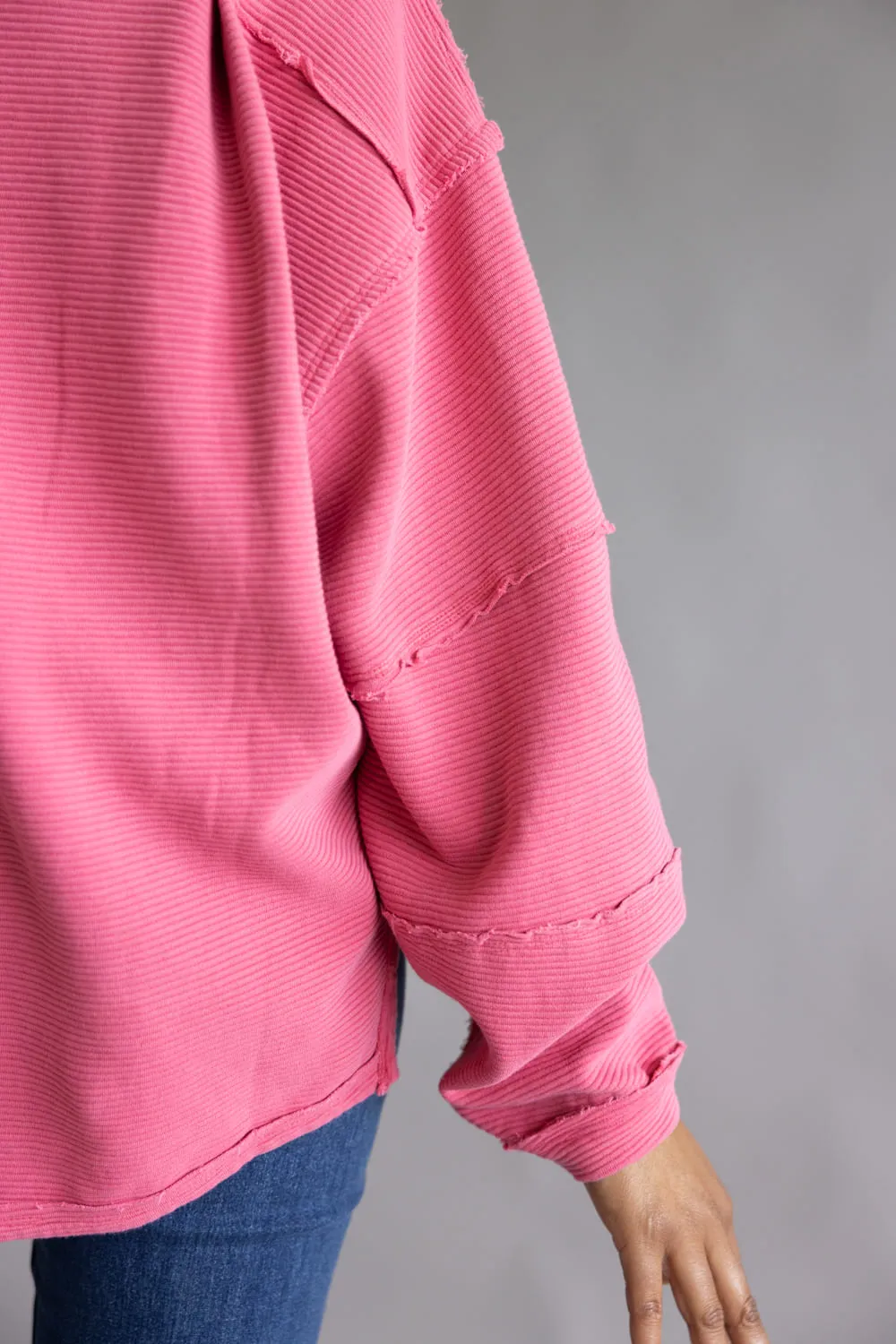 Free People We The Free Total Eclipse Tee for Women in Hibiscus Pop | OB2128723-6203-HIBUSCUSPOP sold by Glik’s product image thumbnail 5