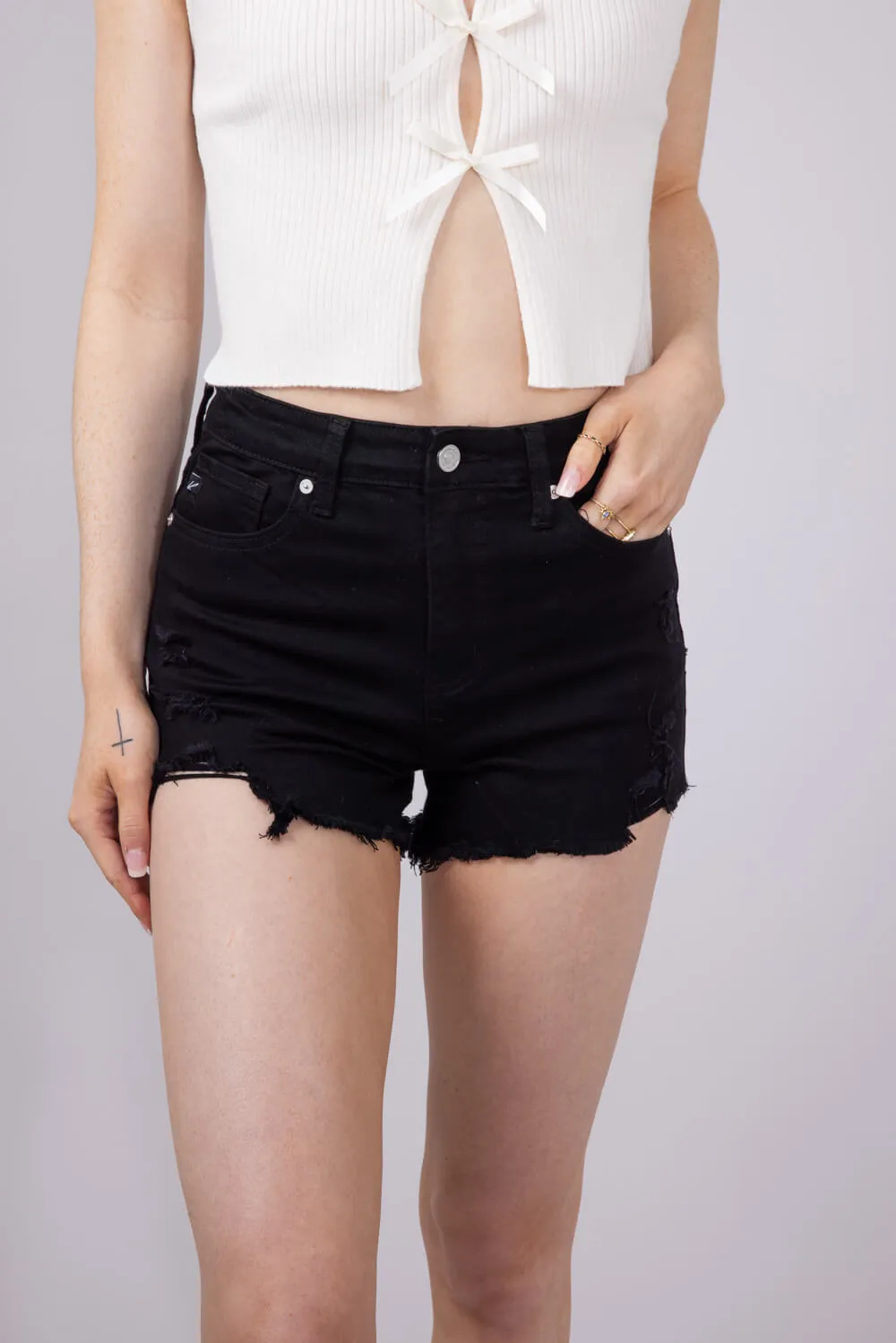KanCan x Glik's Best Friend Denim Shorts for Women sold by Glik’s product image thumbnail 2