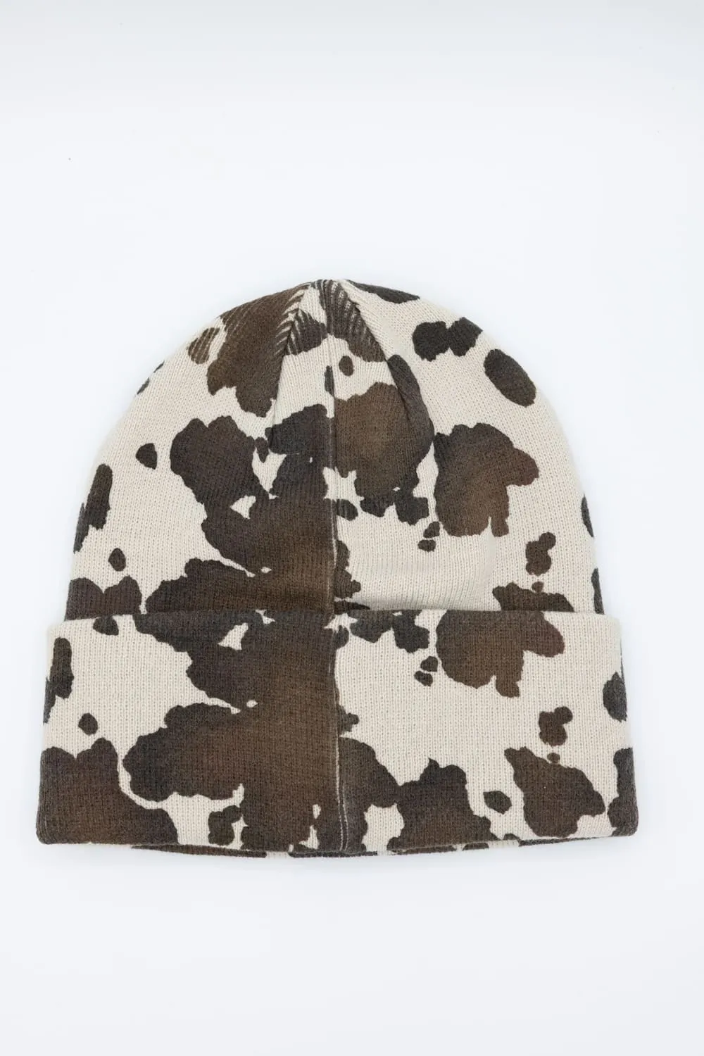 C.C. Cow Pattern Beanie for Women in Brown | HTC0125COW sold by Glik’s product image thumbnail 3