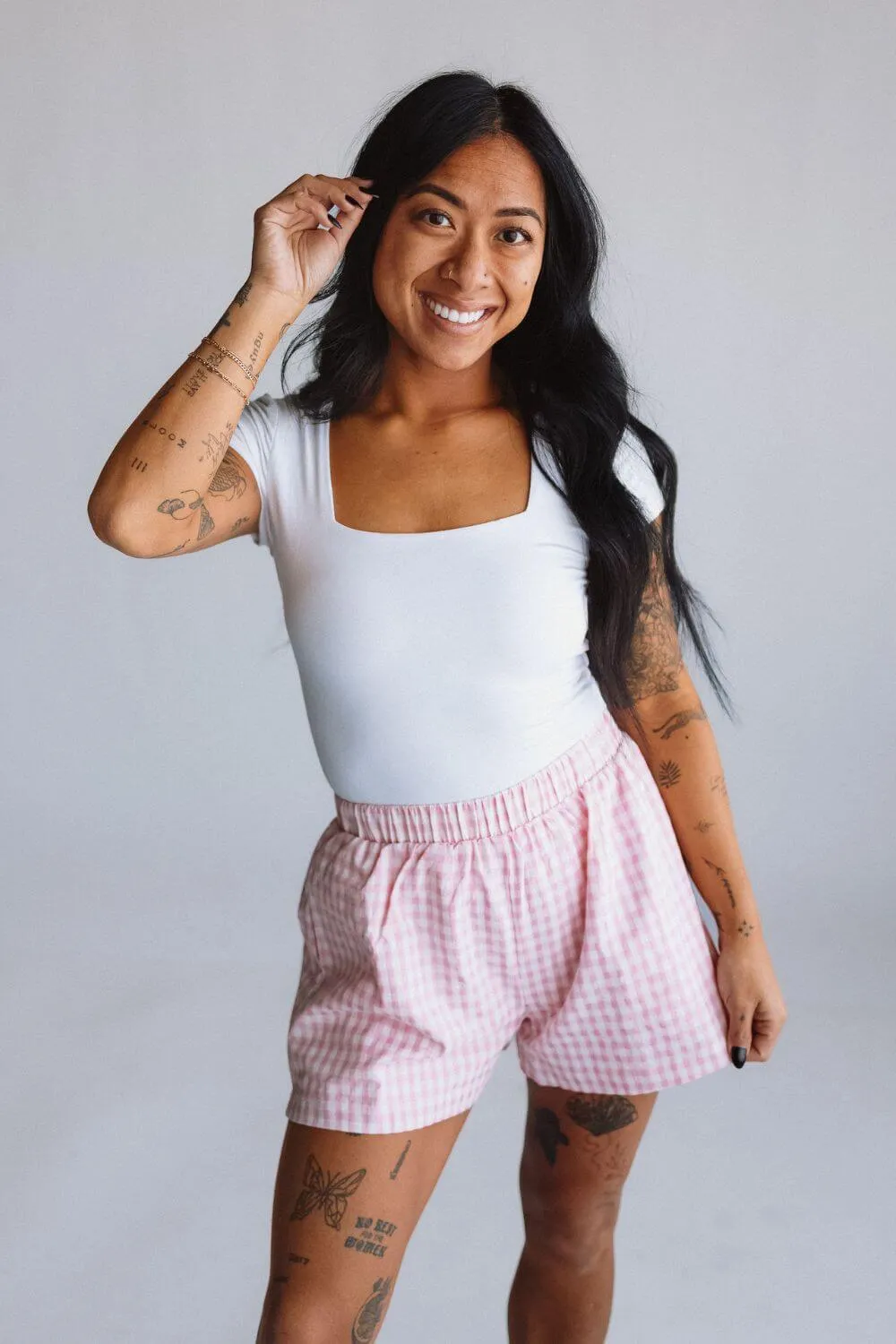 Plaid Boxer Lounge Shorts for Women sold by Glik’s product image thumbnail 3